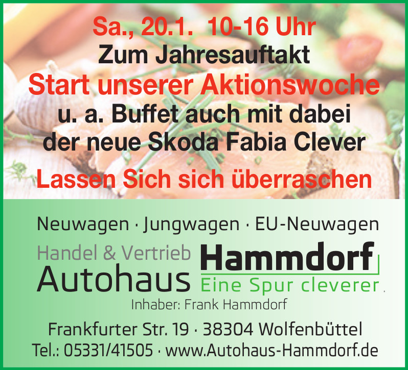 Autohaus Hammdorf - Buffet 2018